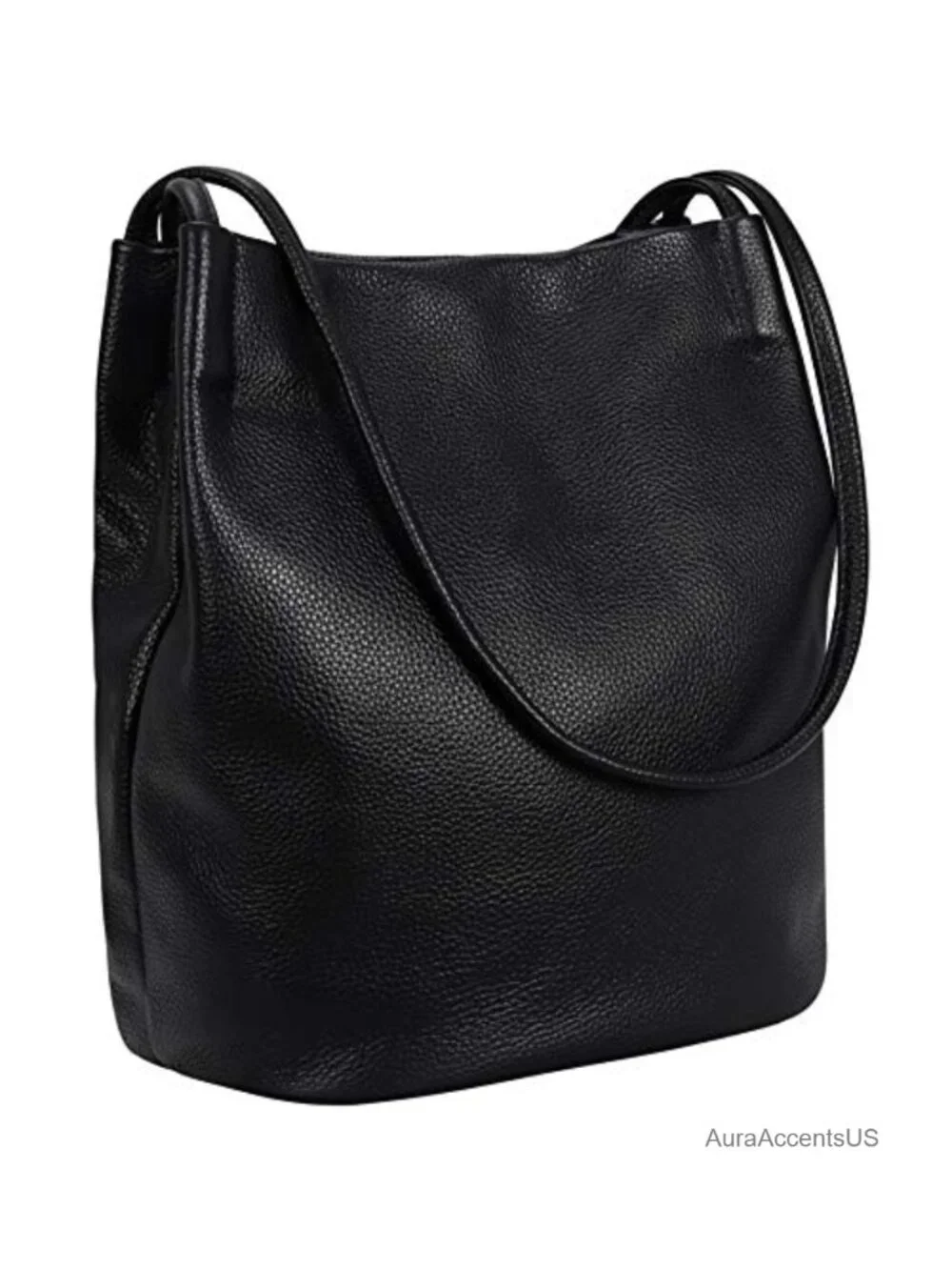 Genuine Leather Hobo Shoulder Bag Large Tote Work Purse